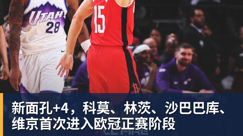 FB体育新面孔+4，科莫、林茨、沙巴巴库、维京首次进入欧冠正赛阶段